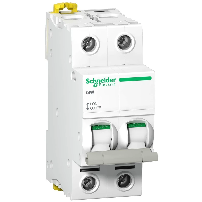 Schneider Electric iSW Isolator Switch 2P-Pole 100A DIN Rail IP 20 415V Acti 9 2 NO Contact
