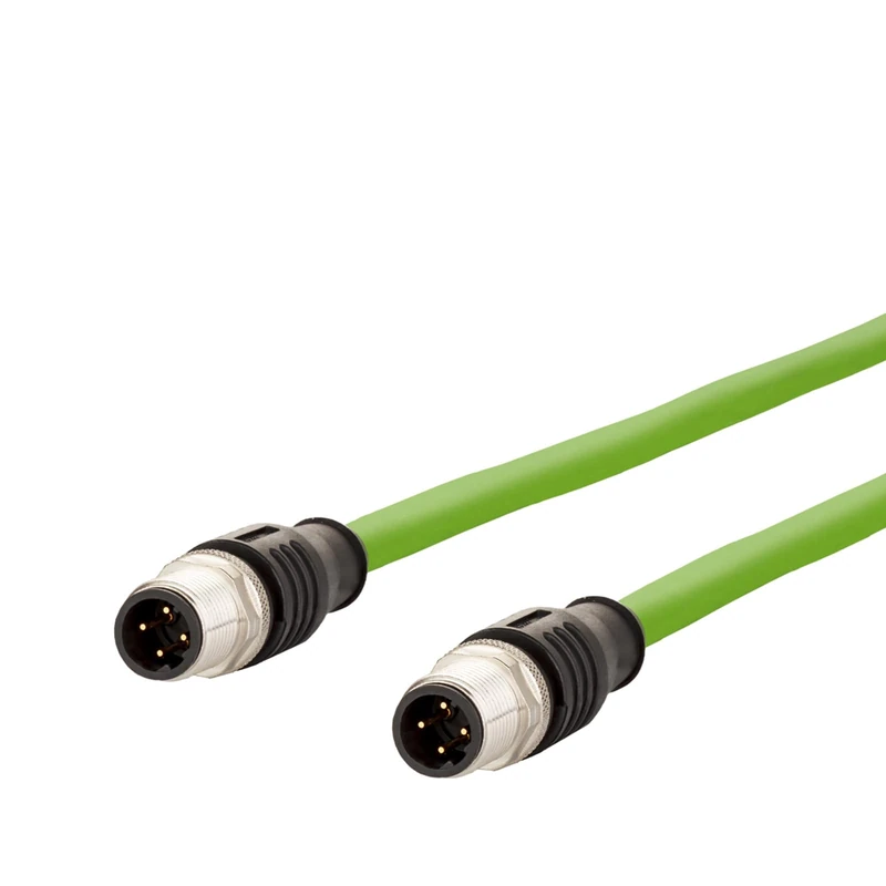 METZ CONNECT Industrial Ethernet Cable M12 D-Coding 10m