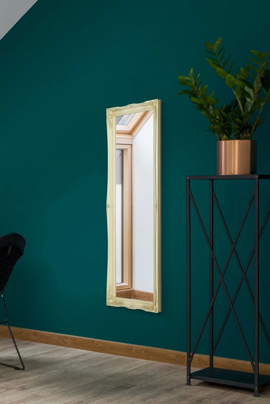 Fraser Ivory Beaded Dress Mirror 124 x 41