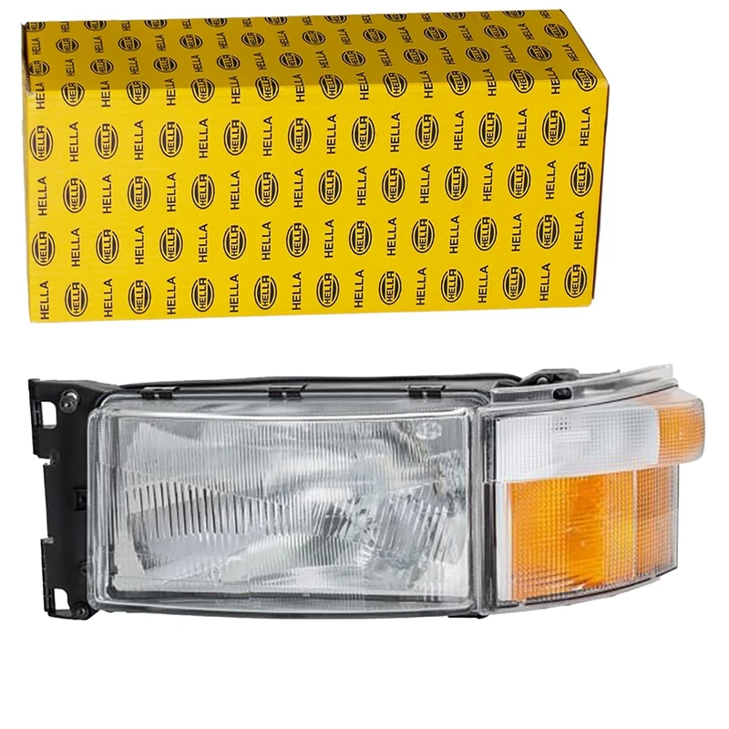 HELLA 1LG 007 150-111 Halogen-Headlight -- ECE - for left-hand traffic - Left Front