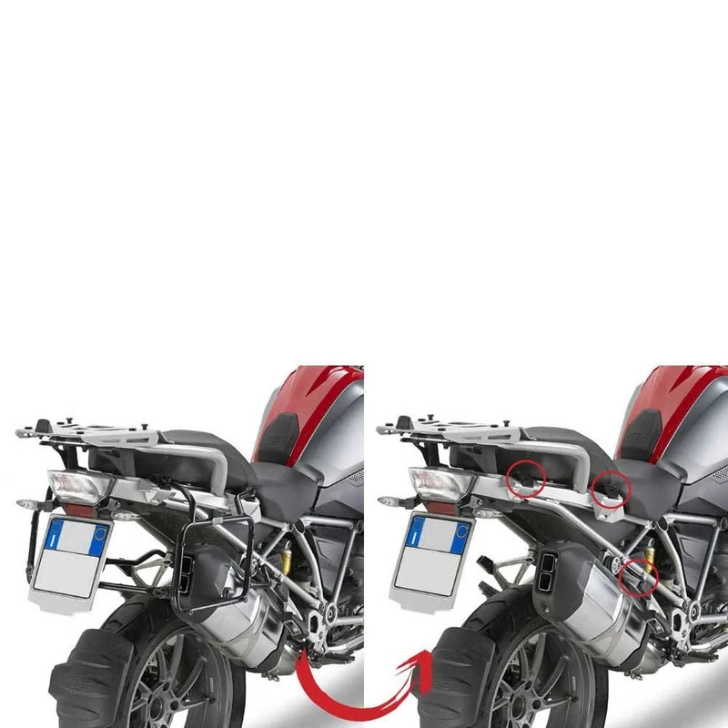Givi – porte-bagage tubulaire Monokey boîtes PLR5108 pour BMW R1200GS 2013