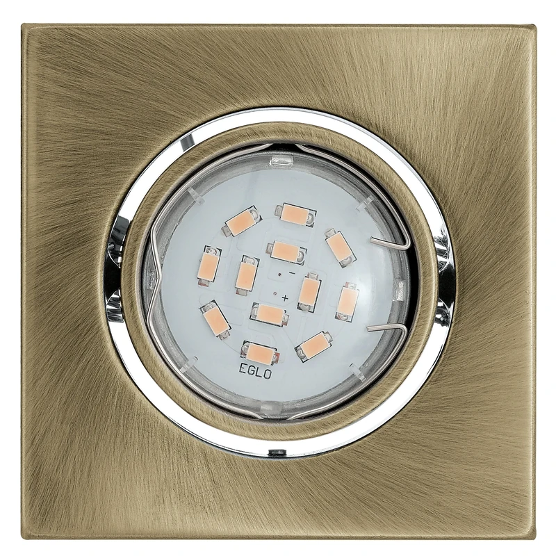 Eglo 93248 GU10 Recessed Outdoor Wall Light – Metal, Gold