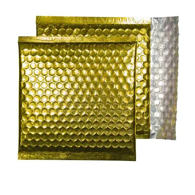 Blake Purely Packaging 165 x 165 mm Peel & Seal Metallic Padded Bubble Envelopes (MBGOL165) Glamour Gold - Pack of 100