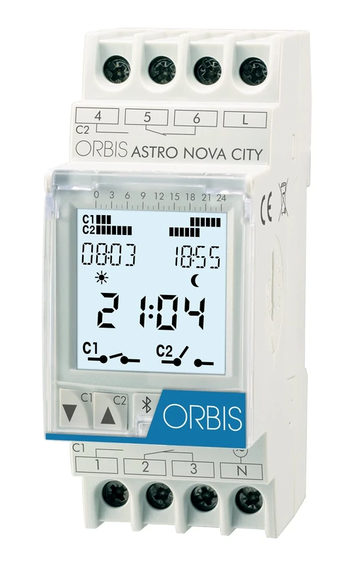Ob178012 - orbis italy spa astro nova city clock 230v