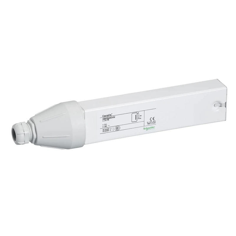 Schneider Electric KBA25ABG4W Aluminium Connector for KBA Feeder, 25 A, 230-400 V, White