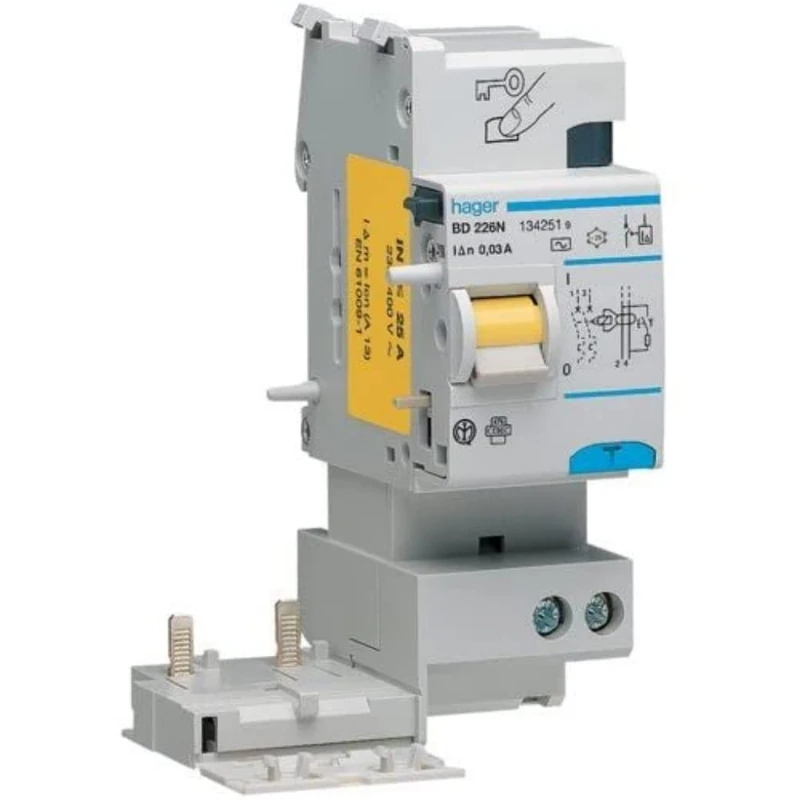 Hager Type AC – Block tipo-ac Differential 30 mA 2 Pole 63 A