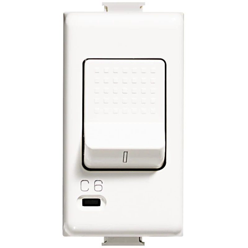 BTicino am5210s Matix Double Pole Circuit Breaker with a protected Polo 10 A 230 V, Power of Interruption 1500 A 230 V, White