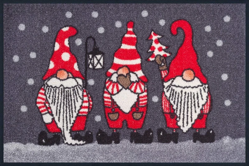 wash+dry Doormat, Polyamide Back: Nitrile Rubber, Multicoloured, 50 x 75 cm