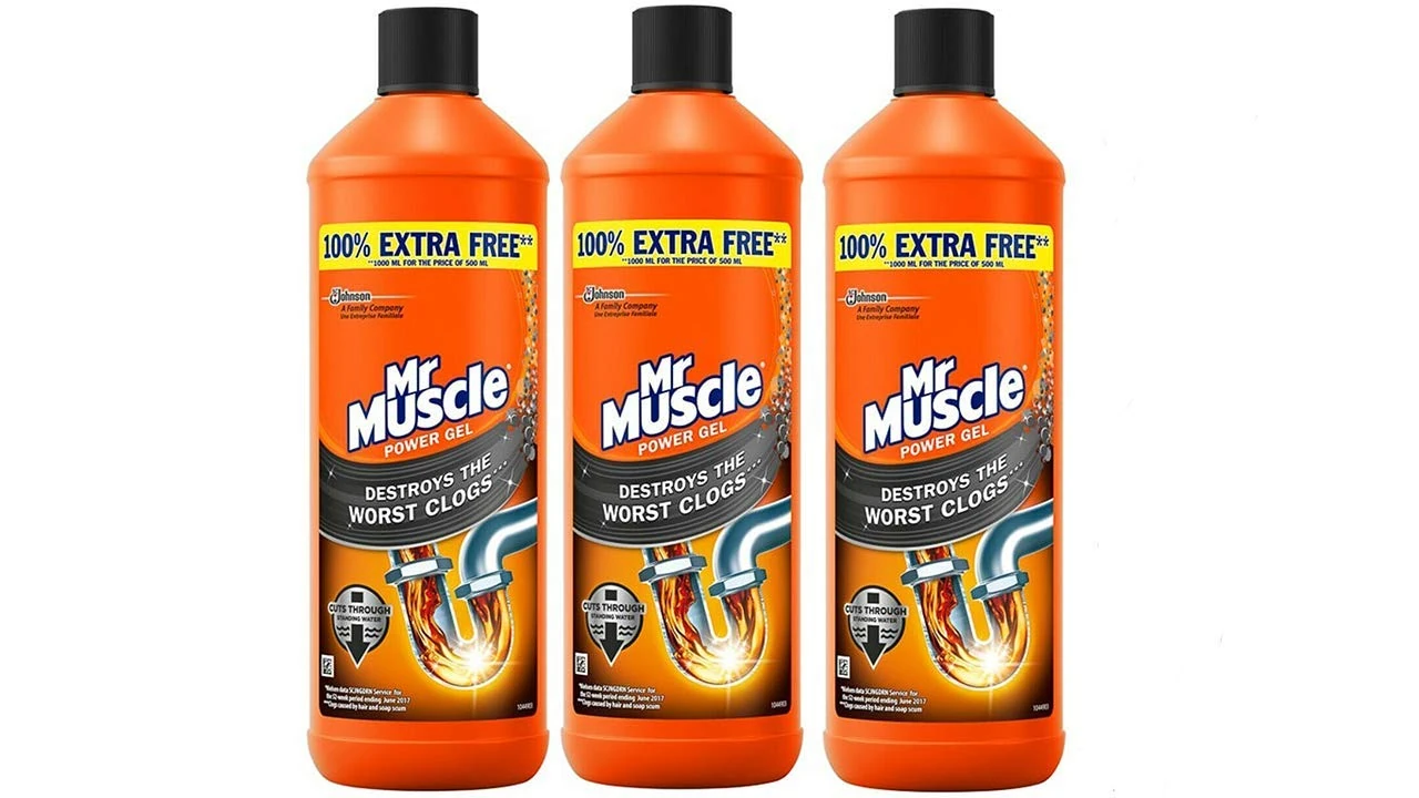 Mr Muscle Sink & Plug Unblocker 1L Pack of 3-885996 x 3 - Packaging May Vary