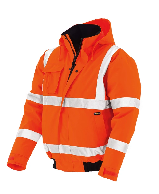 teXXor 4119-XL "Whistler" High Visibility-Pilot Work Jacket, Orange, X-Large - Image 1