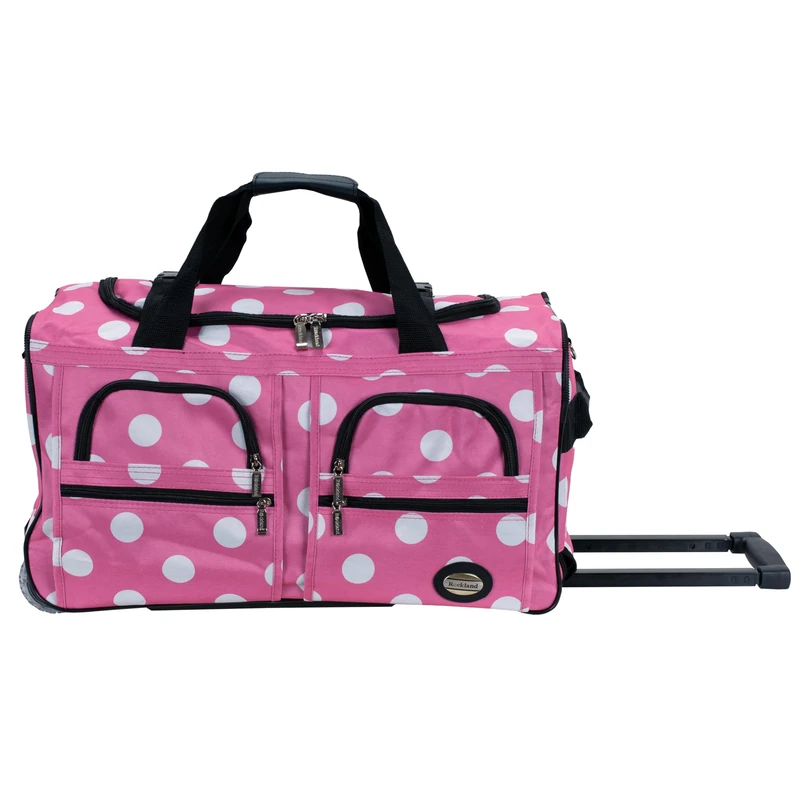 Rockland Melbourne Hardside Expandable Spinner Wheel Luggage, PINKLEOPARD, 30", Melbourne Hardside Expandable Spinner Wheel Luggage