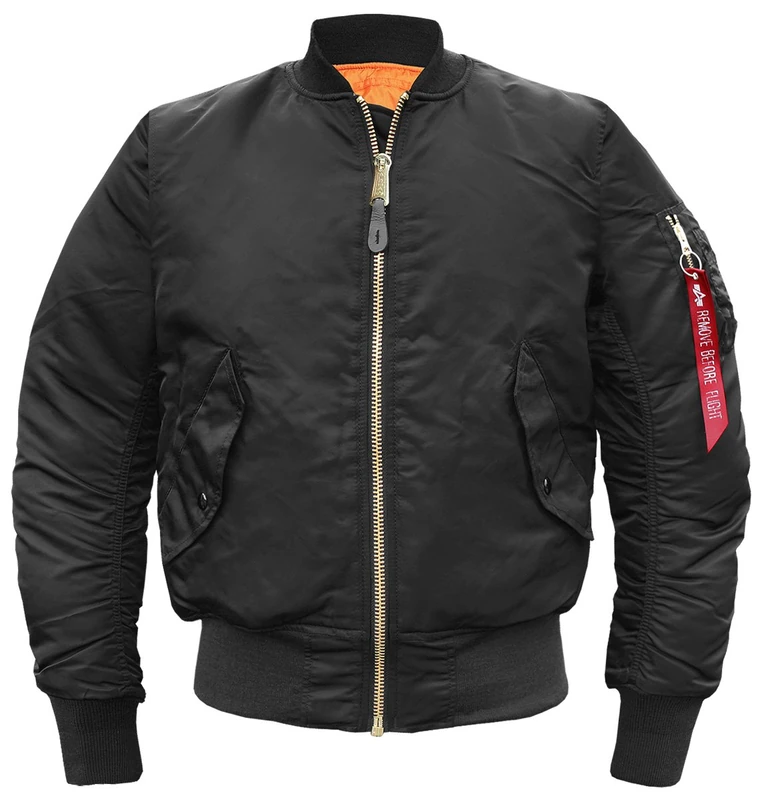 Alpha Industries Men's MA-1 Jacket, Black (rep.black 03) ,XXXX-Large