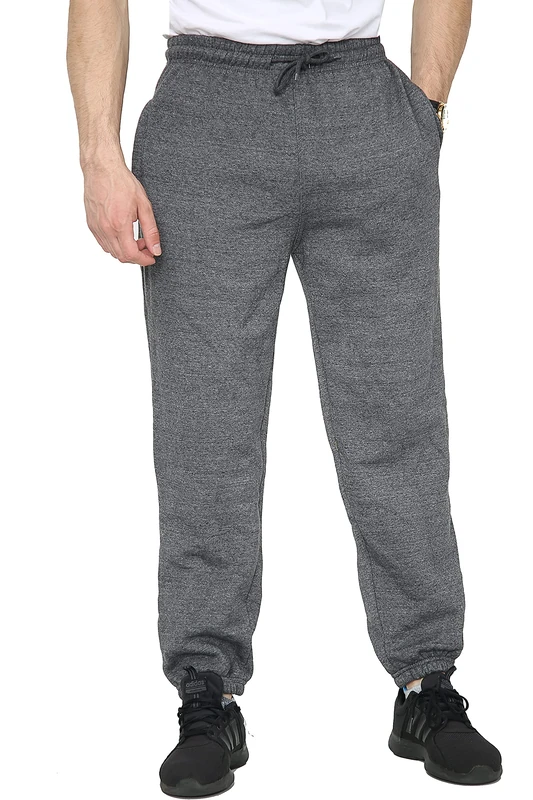 SKYTEX UK Mens Fleece Jogging Bottoms 3XL-6XL (5XL, Charcoal)