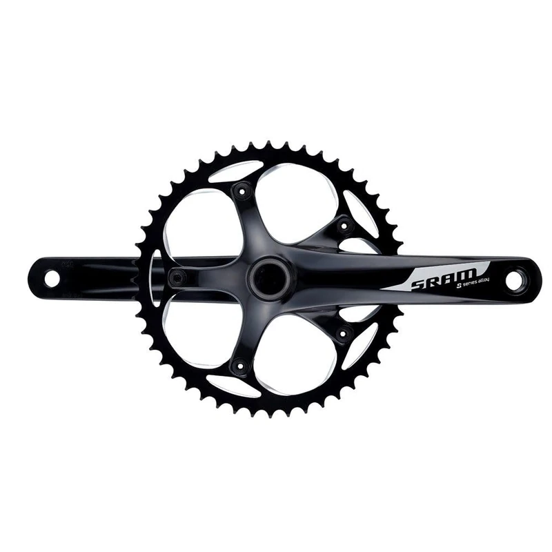 Sram Road S300 1.1 Courier 48T Chain Set with 68 mm GXP Bottom Bracket - Mirror Black, 16.5 cm - Image 1