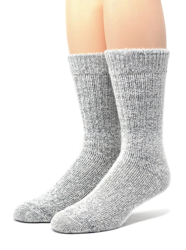 WARRIOR ALPACA SOCKS - Unisex Toasty Toes Ultimate Alpaca Socks For Men And Women, White Cinder, Small