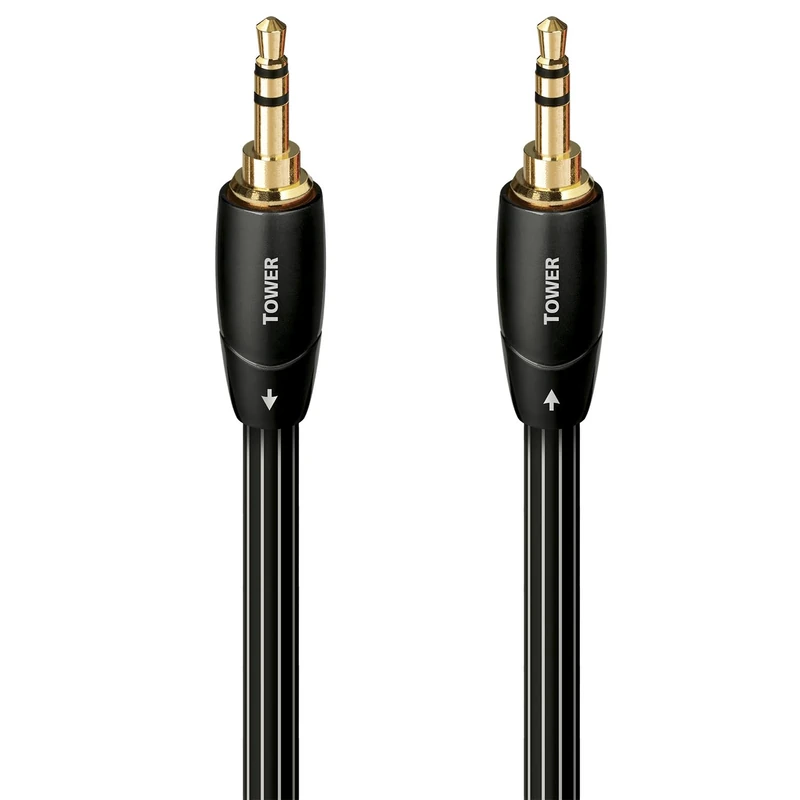 AudioQuest Tower Stereo mini-to-mini cable with 3.5mm plugs - 2 meters/6.6 feet