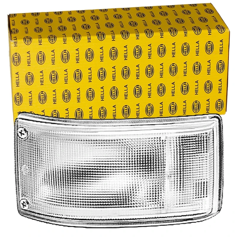 HELLA 2BE 004 119-021 Direction Indicator - Halogen - 12/24V - Fitting/Screw Connection - Lens Colour: Crystal clear - Plug: Blade Terminal - Front/right/left - Quantity: 10