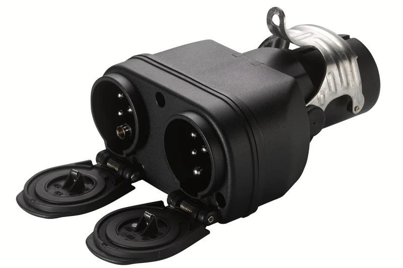 HELLA 8JA 005 952-061 Socket Adapter - 24V - Plug: 15<-->7/7 - Cable: 155mm