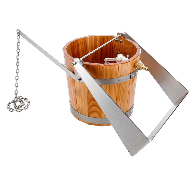 eliga Wooden Float Bucket with Bracket