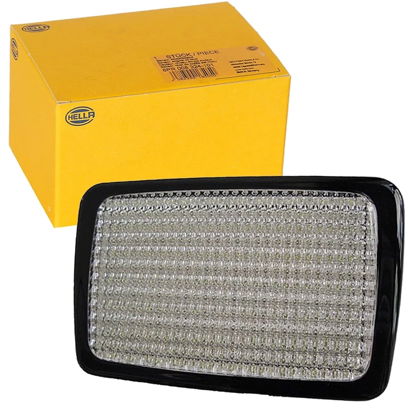 HELLA 1GD 996 193-001 LED-Worklight - Flat Beam 1000 - 24/12V - 1100lm - mounting/Screw Connection - Vertical - Short distance lighting - Cable: 2000mm - Plug: open cable ends