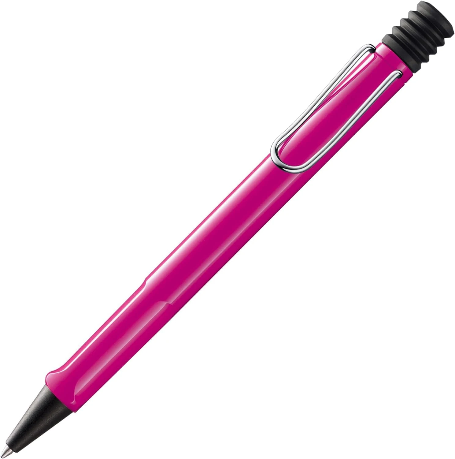 Lamy safari pink - Ballpoint Pen with ergonomic grip & line width M - for pleasant long writing - made of robust ASA plastic – including large capacity refill M 16 in blue