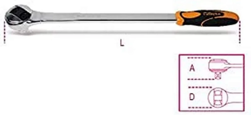 Beta 9280862 928/55-3/4" Reversible Ratchet 72 Teeth