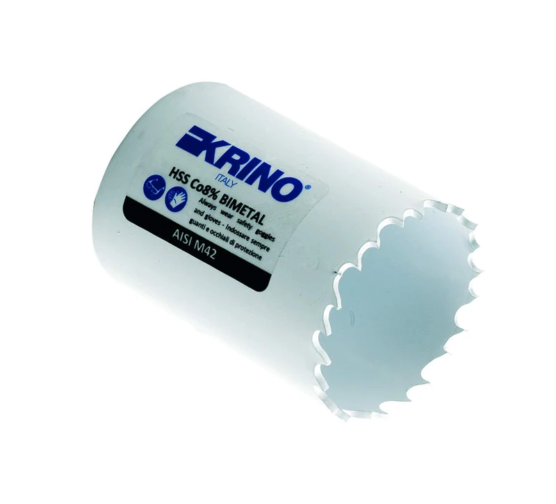 KRINO 2106002900 HSS Bi-Metal Holesaw Variable Serrations, Grey, 29 mm