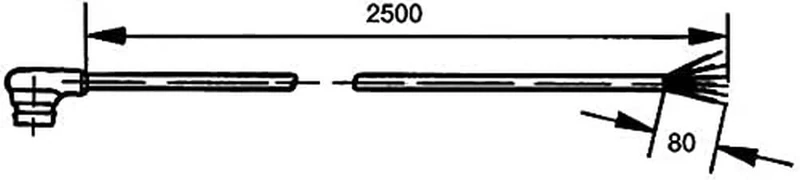 HELLA 8KA 562 671-002 Connecting Cable, exterior mirror - with a plug - 6-pin connector - Left and right