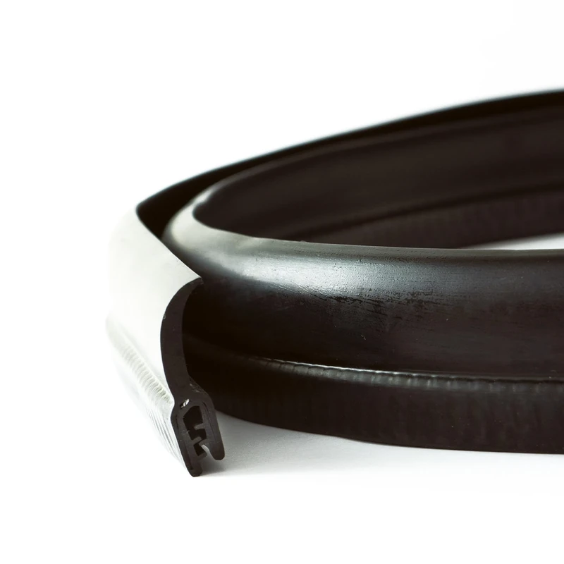 Eutras Draught Excluder KSD2152 Rubber Door Seal Boot Gasket Clamping Range 0.5 – 2 mm – black – 10 m - Image 1