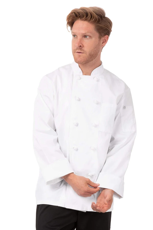 Chef Works Unisex Bordeaux Chef Coat - Image 1