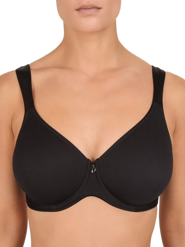 Felina Women's Pure Balance Everyday Bra, Black-Schwarz (Schwarz 004), 36EDD