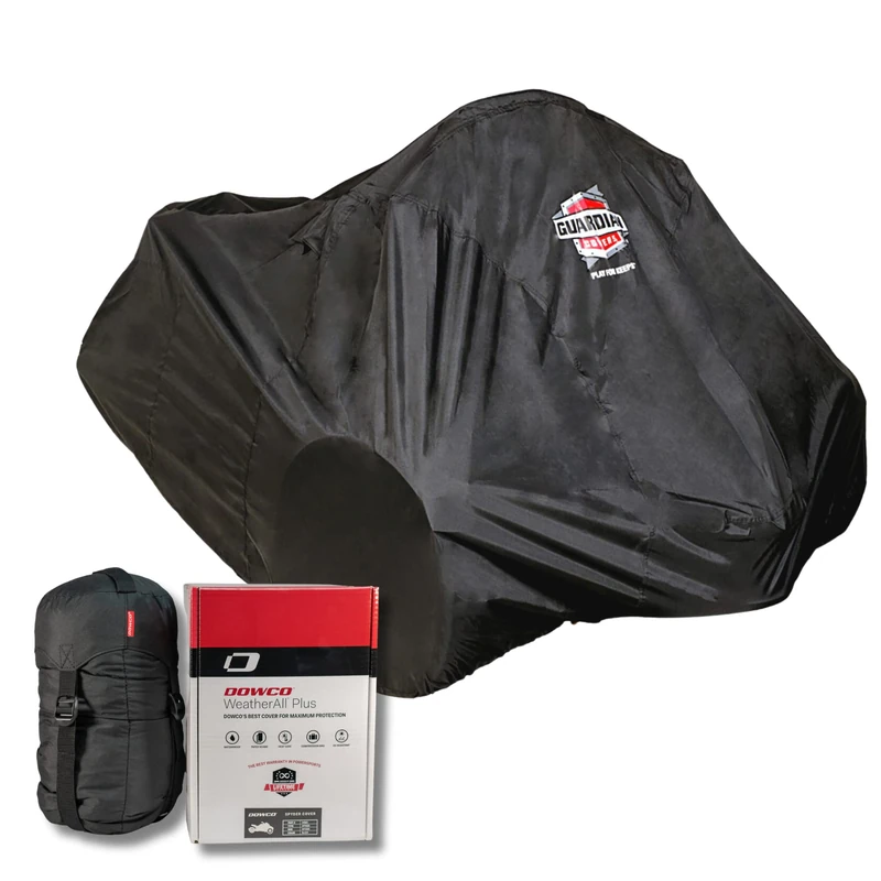 Guardian by Dowco 04583 WeatherAll Plus Indoor/Outdoor Waterproof Motorcycle Cover: Black, Fits All Can-Am Spyder Models