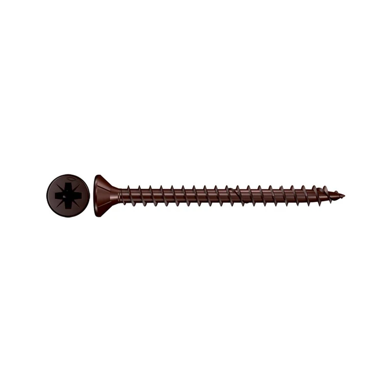 Fischer Chipboard Screws Pozi FPF-SZ 4.0X70 BUF Bronzed, Total Thread (500 pcs.), 654124