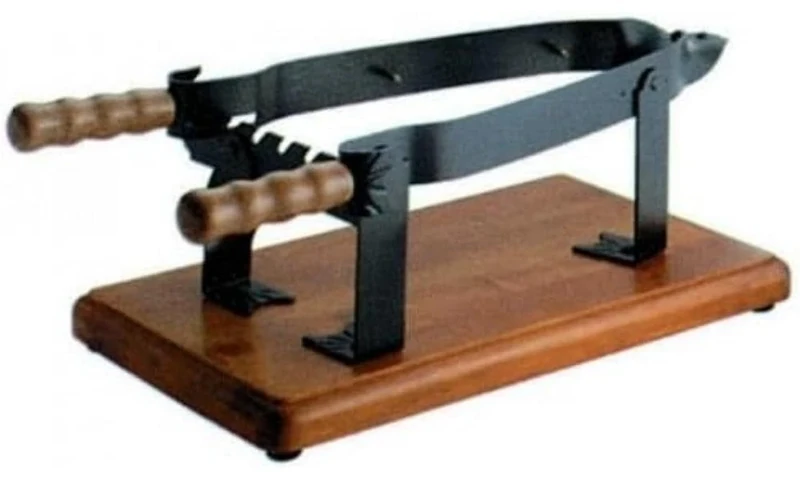 Ham Stand with Iron Claw and Wooden Base