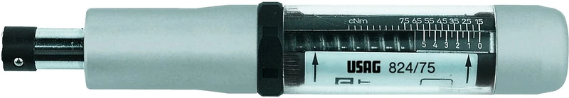 USAG 824 A/75 - Torque Screwdriver for micromechanics [Capacity Ncm 15÷75 Resolution Ncm 0,5 L mm 135]