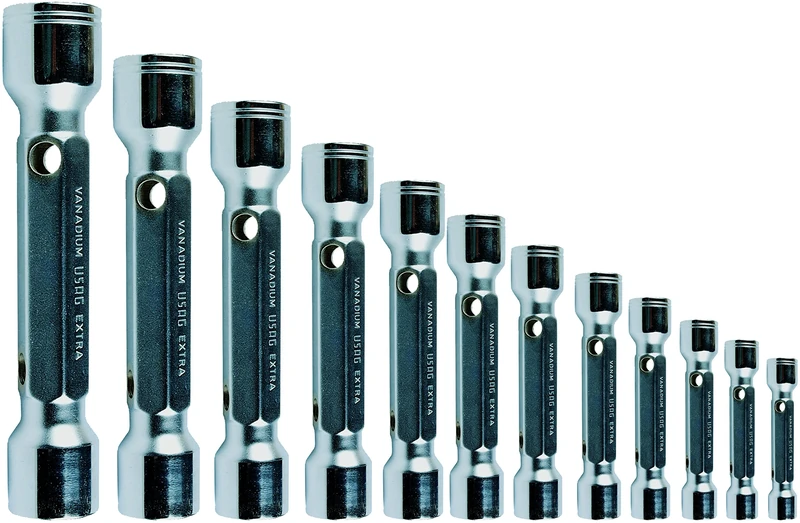 USAG U02900282 - 290 E/12 - Set of 12 tubular socket wrenches