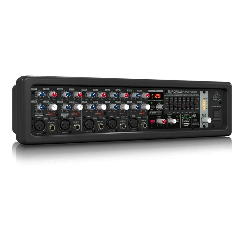 BEHRINGER PMP550M EUROPOWER Powered Mixers -Black