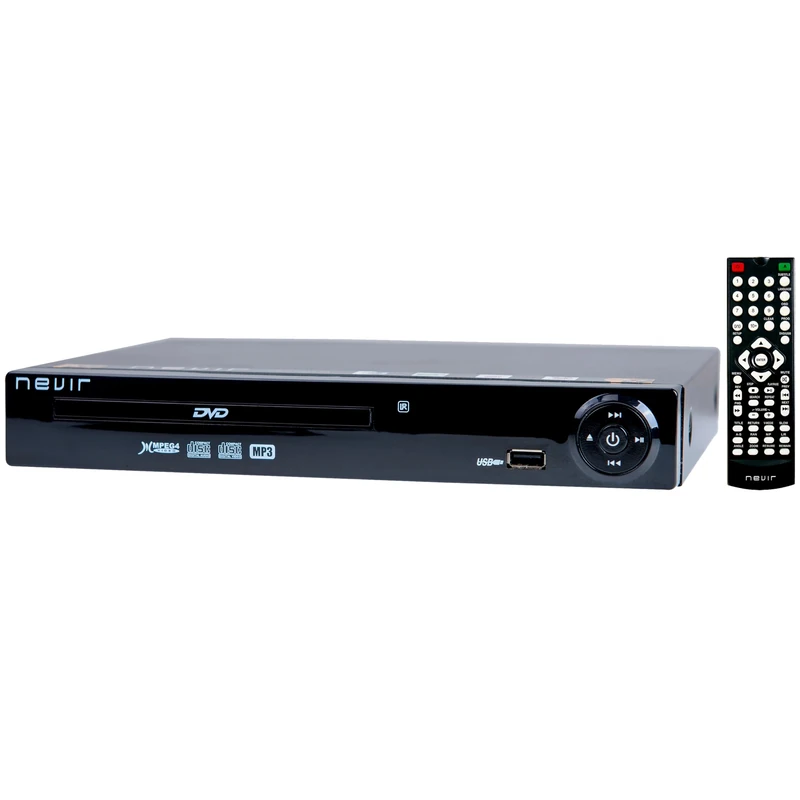 Nevir NVR-2324 DVD-U - DVD players (NTSC, PAL, Dolby Digital, AVI, MPEG1, MPEG2, MPEG4, XVID, MP3, WMA, JPG, CD audio, CD video)