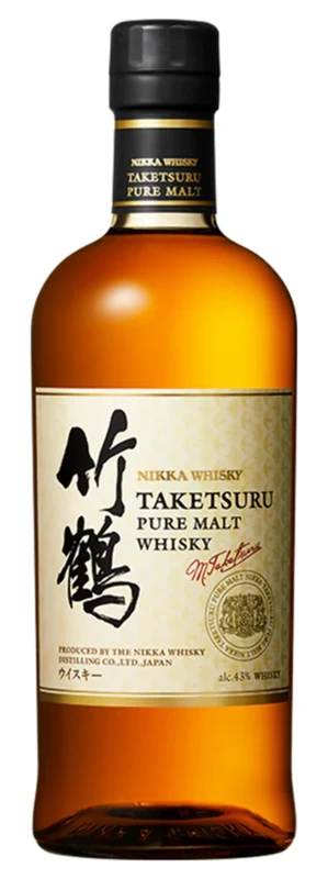 Nikka Taketsuru Pure Malt Japanese Whisky | 70 cl | 43 percent | Citrus, Dark Chocolate and Rich Smoke | Perfect for Gifting