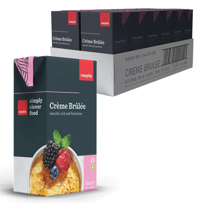 Macphie Creme Brulée 1 Litre (Pack of 12)