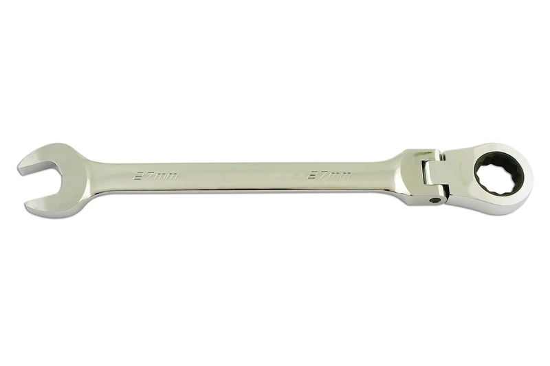 Laser 5589 Flexi-Head Ratchet Ring Spanner 27mm