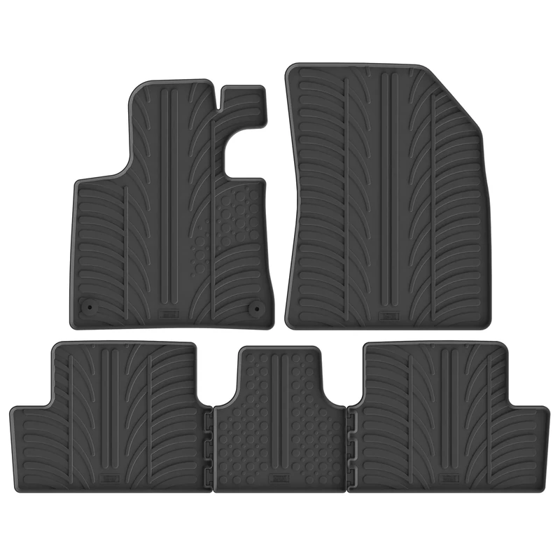 Rubber Car Mats Rubber Mat Set Citroen C4 Picasso TK Profile, 3 Pieces