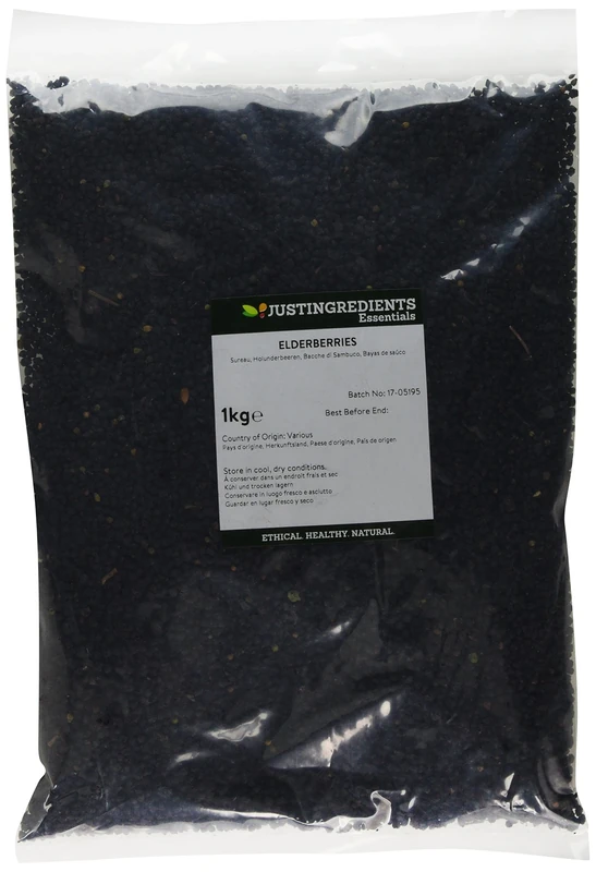JustIngredients Essentials Elderberries 1 Kg