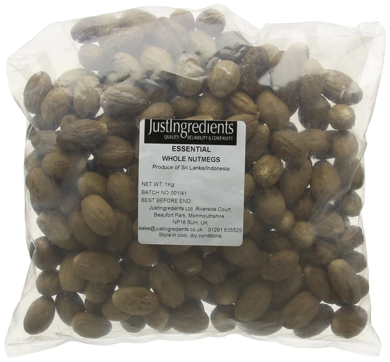 JustIngredients Essentials Nutmeg, 1 kg