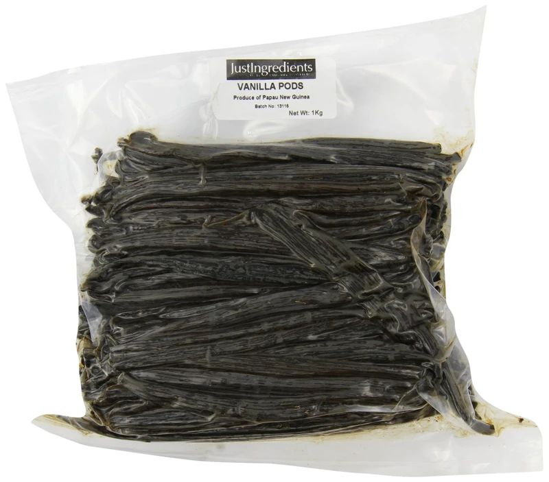 JustIngredients Essentials Vanilla Pods, 1 kg