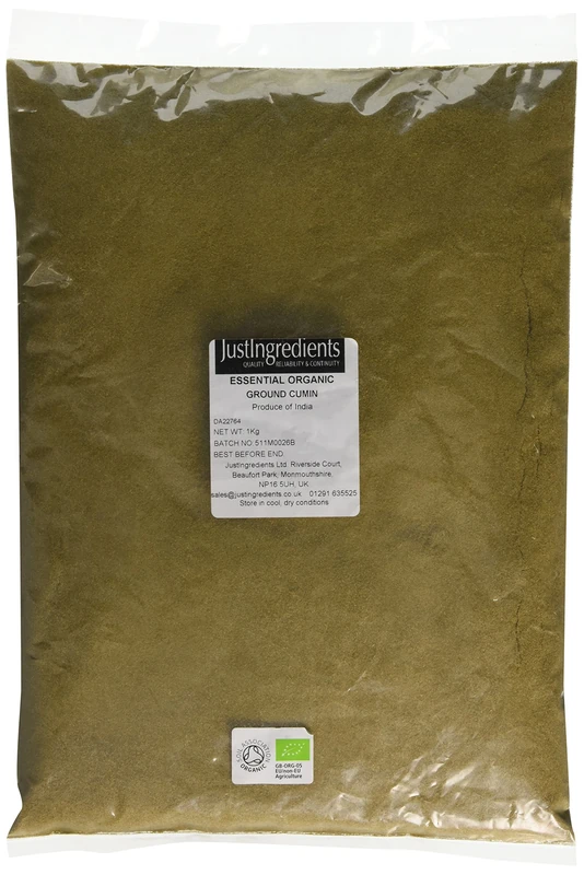 JustIngredients Essentials Organic Cumin Ground, 1 kg