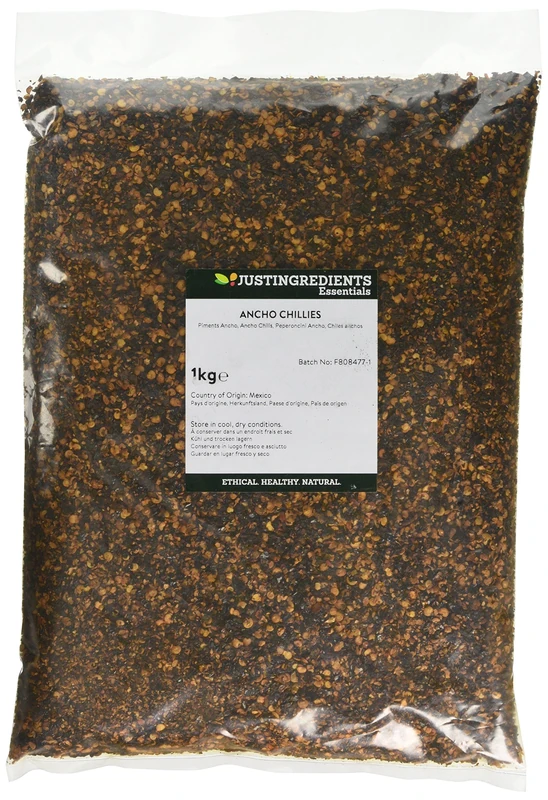JustIngredients Essentials Ancho Chillies, 1 kg