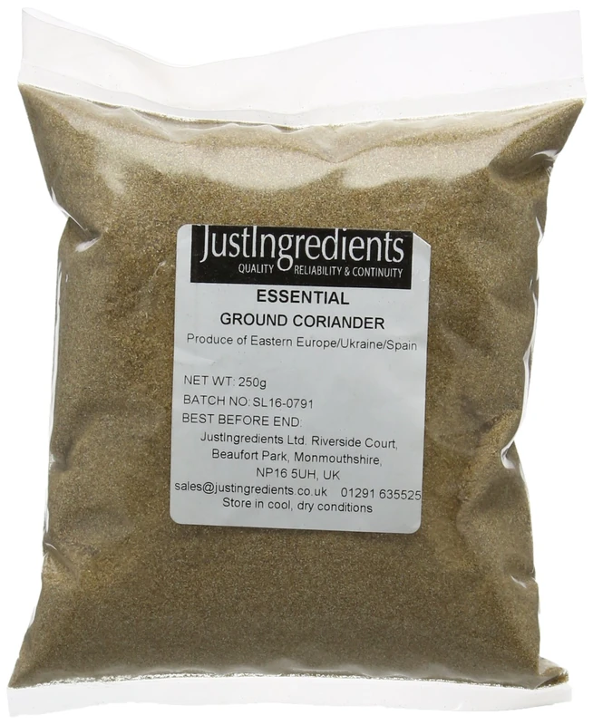 JustIngredients Essentials Coriander Ground, 250 g - Pack of, 10