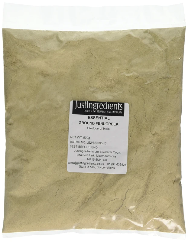 JustIngredients Essentials Fenugreek Ground, 500 g - Pack of 5