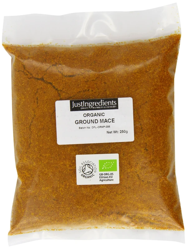JustIngredients Essentials Organic Mace Ground, 250 g